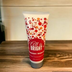 NEW All is Bright Iced Pomegranate Body Lotion - 250 mL - Holiday Christmas
